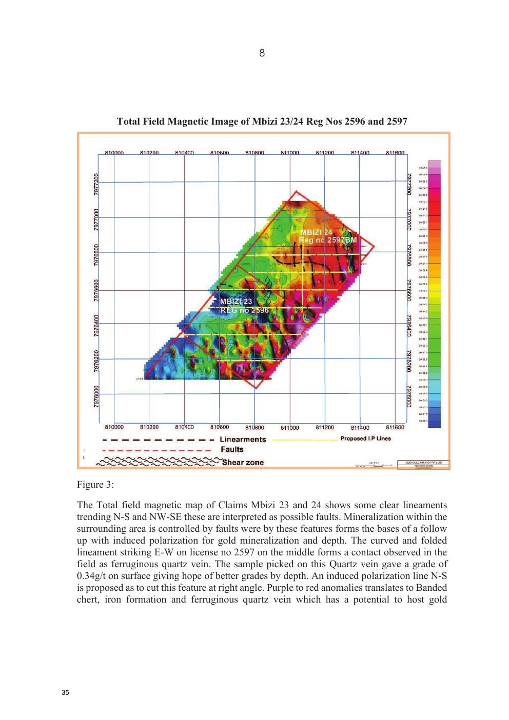 Mbizi 23 24 total field magnetic image